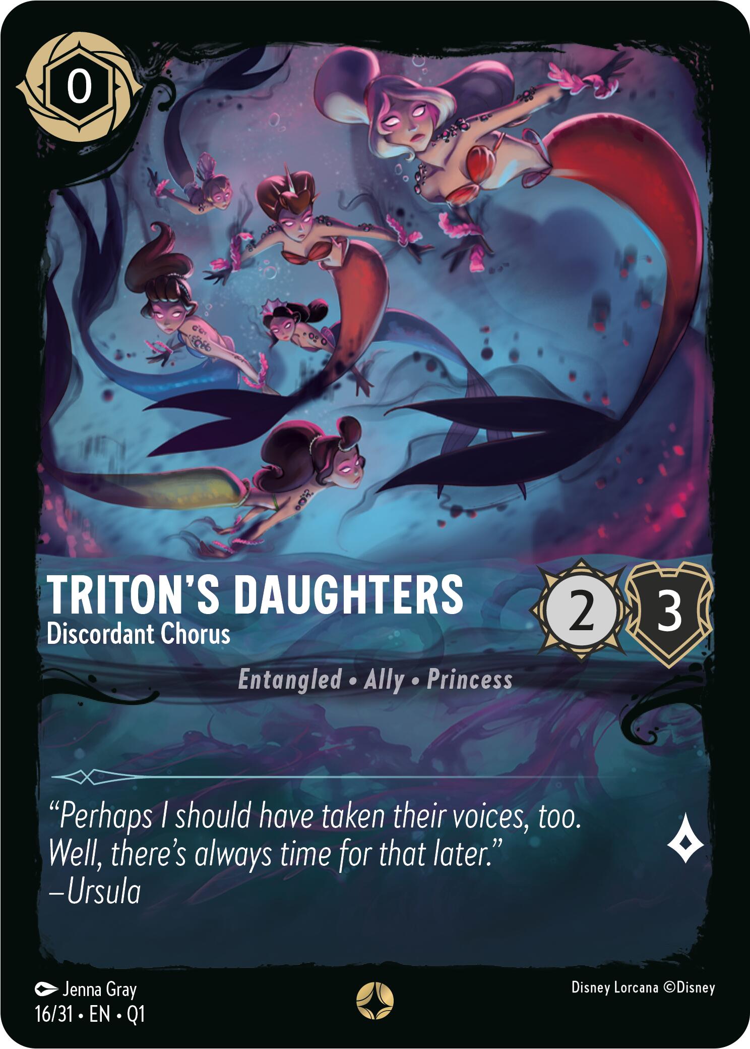 Triton's Daughters - Discordant Chorus (16/31) [Illumineer's Quest: Deep Trouble] | Grognard Games