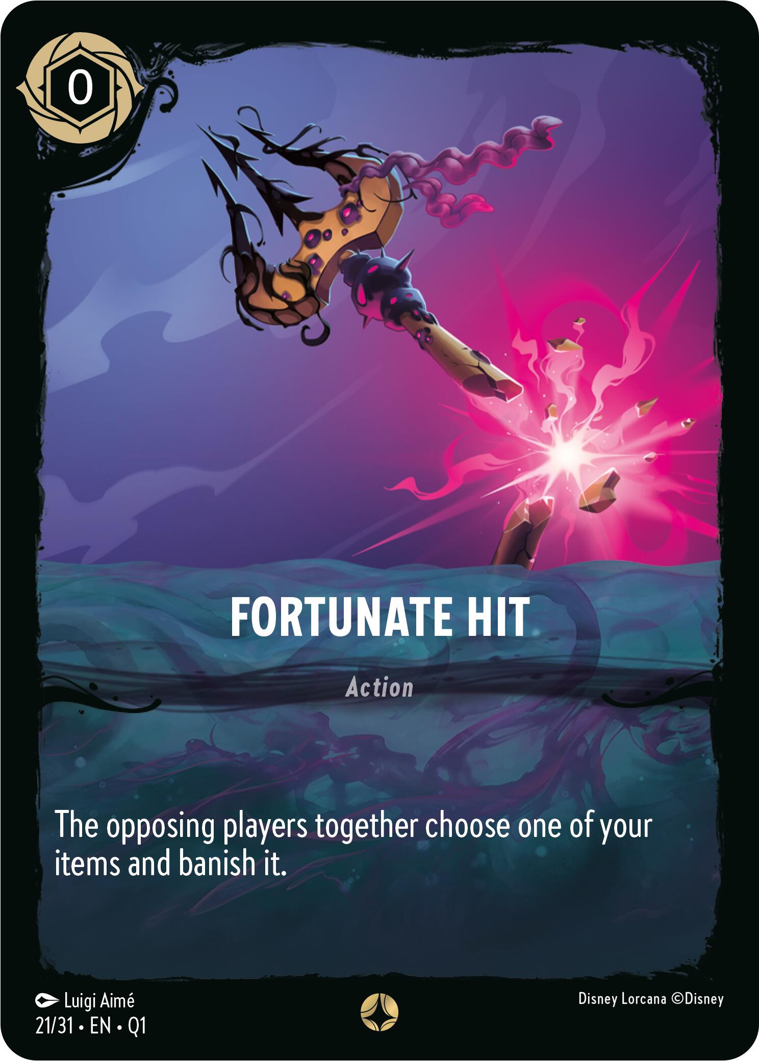 Fortunate Hit (21/31) [Illumineer's Quest: Deep Trouble] | Grognard Games