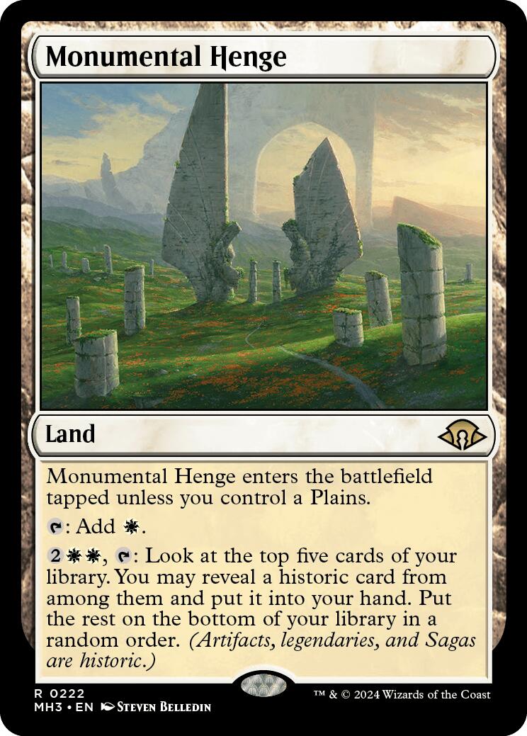 Monumental Henge [Modern Horizons 3] | Grognard Games