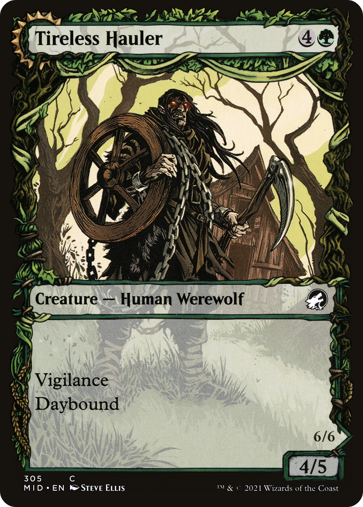Tireless Hauler // Dire-Strain Brawler (Showcase Equinox) [Innistrad: Midnight Hunt] | Grognard Games