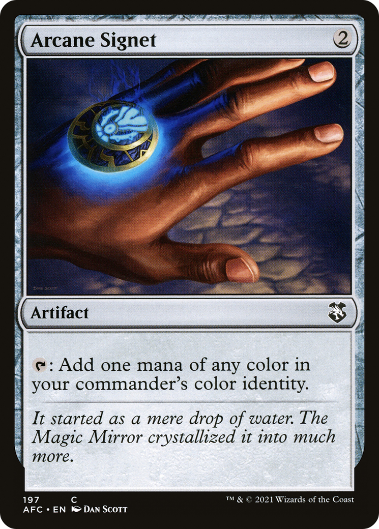 Arcane Signet [Dungeons & Dragons: Adventures in the Forgotten Realms Commander] | Grognard Games