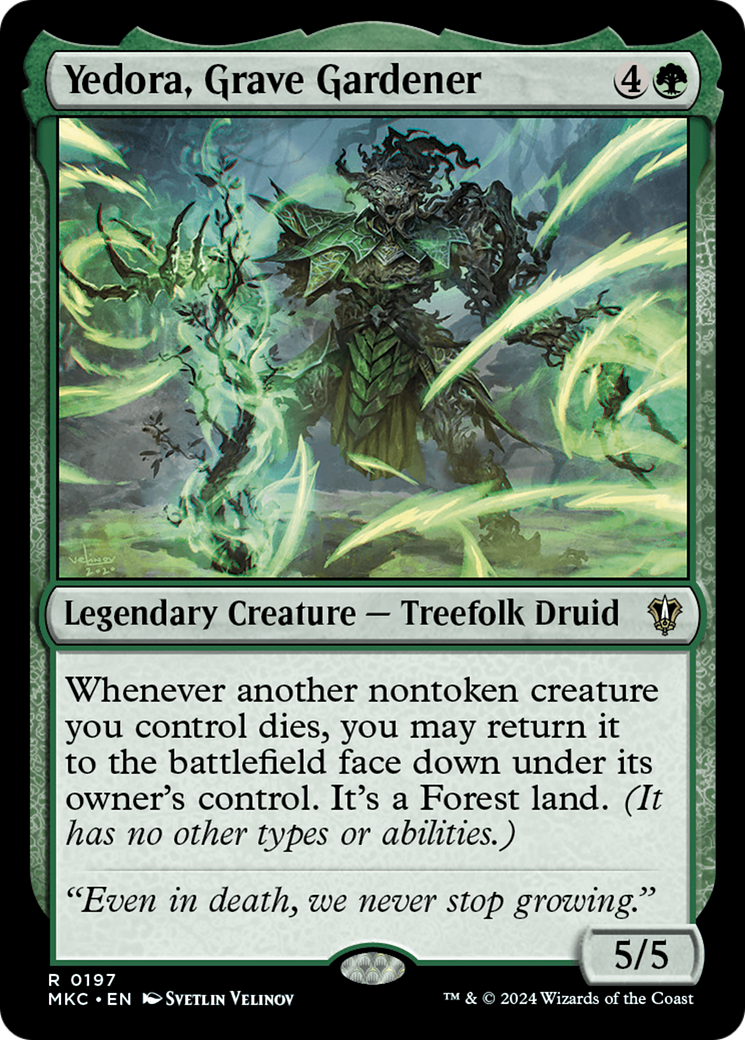 Yedora, Grave Gardener [Murders at Karlov Manor Commander] | Grognard Games
