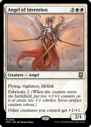 Angel of Invention (Ripple Foil) (M3C-166) - Modern Horizons 3 Commander Foil | Grognard Games