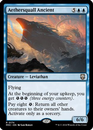 Aethersquall Ancient (Ripple Foil) (M3C-174) - Modern Horizons 3 Commander Foil | Grognard Games