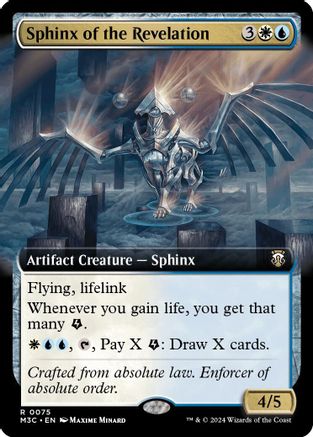 Sphinx of the Revelation (Extended Art) (Ripple Foil) (M3C-075) - Modern Horizons 3 Commander Foil | Grognard Games
