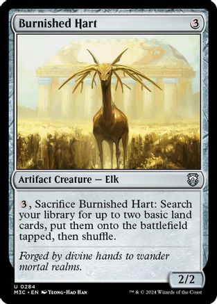 Burnished Hart (Ripple Foil) (M3C-284) - Modern Horizons 3 Commander Foil | Grognard Games