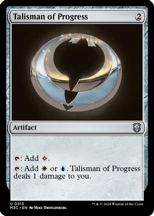 Talisman of Progress (Ripple Foil) (M3C-313) - Modern Horizons 3 Commander Foil | Grognard Games