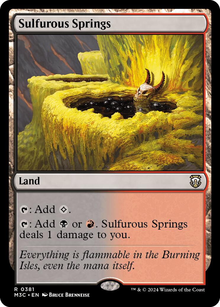 Sulfurous Springs [Modern Horizons 3 Commander] | Grognard Games