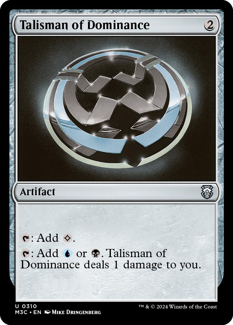 Talisman of Dominance [Modern Horizons 3 Commander] | Grognard Games