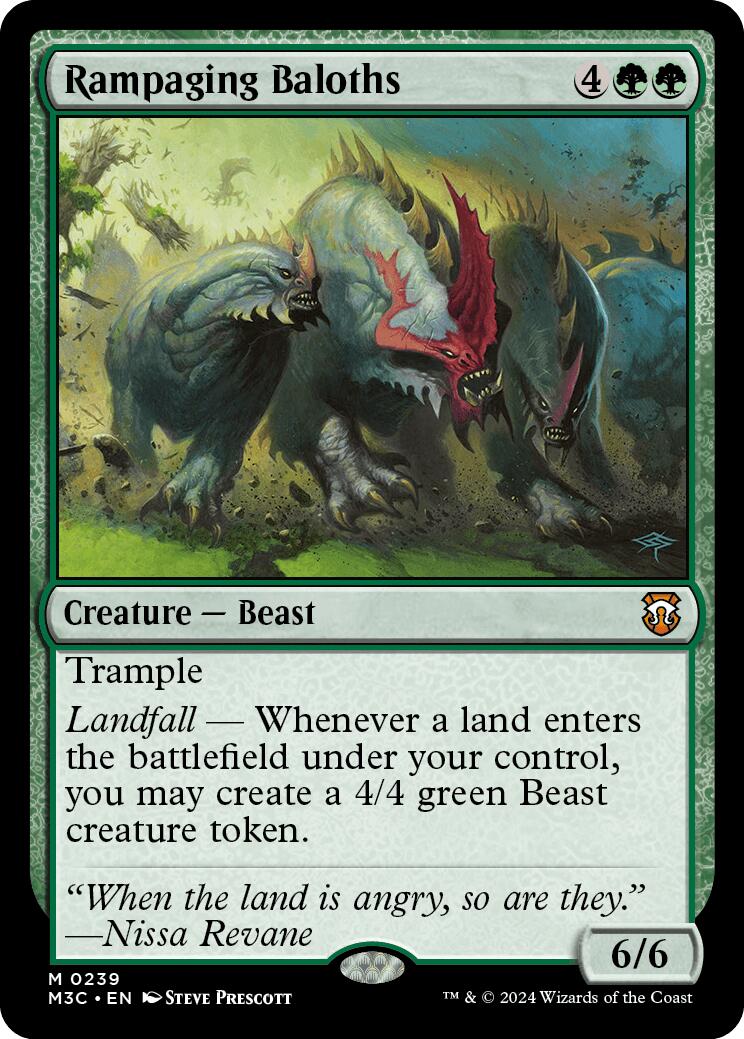 Rampaging Baloths [Modern Horizons 3 Commander] | Grognard Games