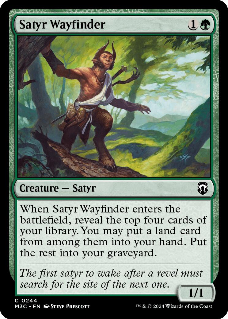 Satyr Wayfinder [Modern Horizons 3 Commander] | Grognard Games