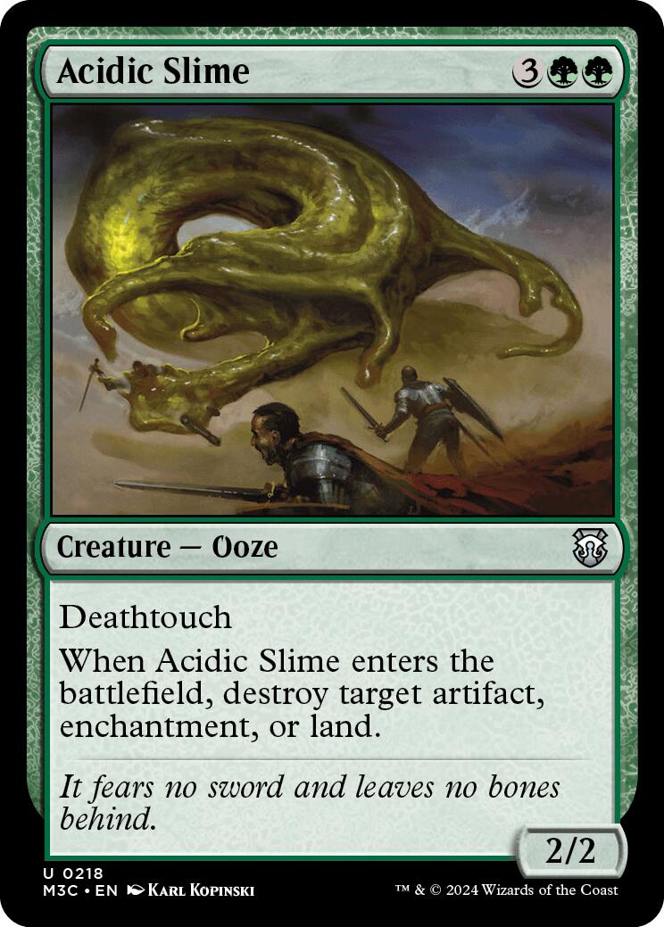 Acidic Slime [Modern Horizons 3 Commander] | Grognard Games