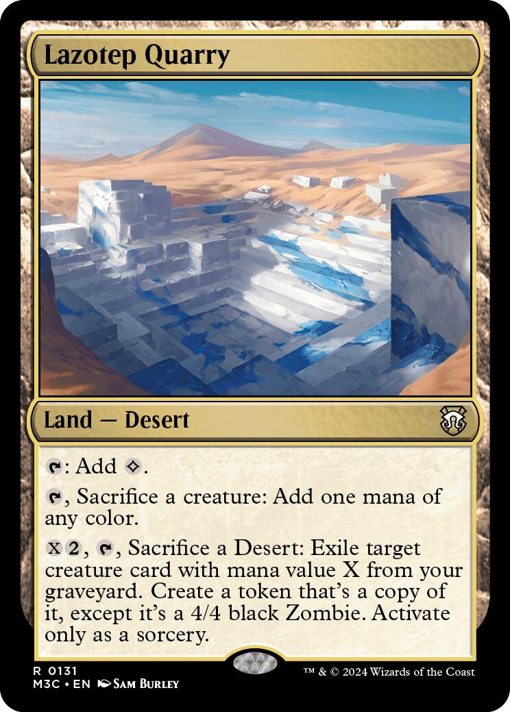 Lazotep Quarry [Modern Horizons 3 Commander] | Grognard Games