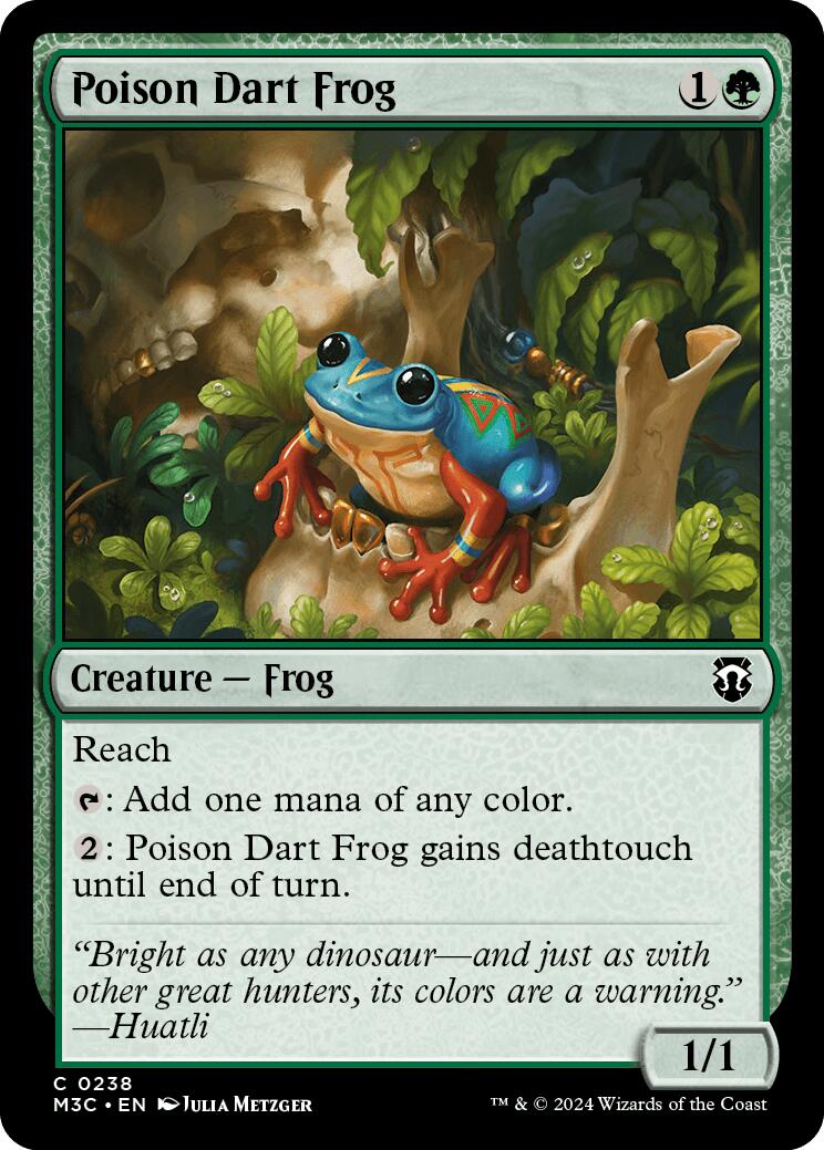 Poison Dart Frog [Modern Horizons 3 Commander] | Grognard Games