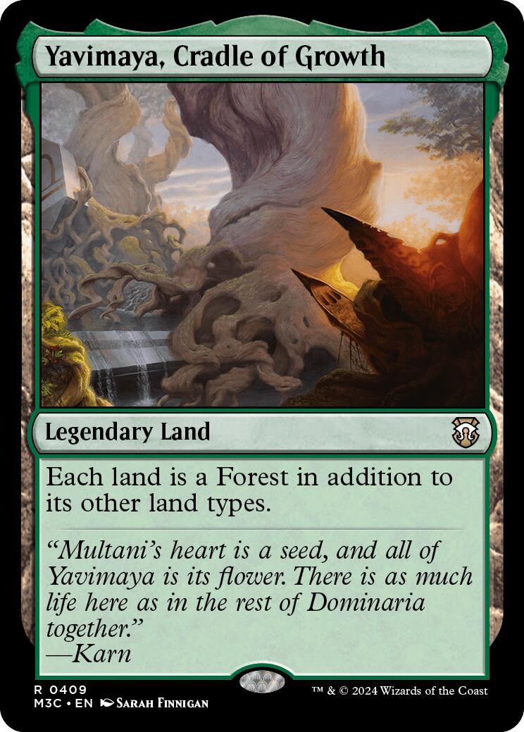 Yavimaya, Cradle of Growth [Modern Horizons 3 Commander] | Grognard Games