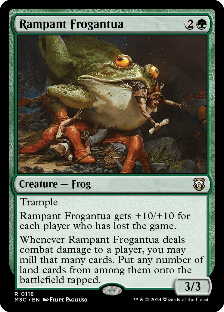 Rampant Frogantua [Modern Horizons 3 Commander] | Grognard Games