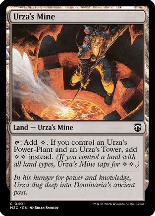 Urza's Mine (Ripple Foil) (M3C-401) - Modern Horizons 3 Commander Foil | Grognard Games