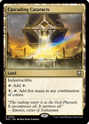 Cascading Cataracts (Ripple Foil) (M3C-326) - Modern Horizons 3 Commander Foil | Grognard Games