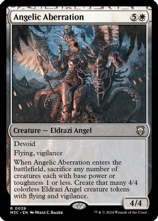 Angelic Aberration (Ripple Foil) (M3C-039) - Modern Horizons 3 Commander Foil | Grognard Games