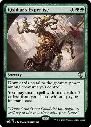 Rishkar's Expertise (Ripple Foil) (M3C-411) - Modern Horizons 3 Commander Foil | Grognard Games
