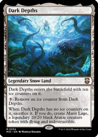 Dark Depths (Ripple Foil) (M3C-334) - Modern Horizons 3 Commander Foil | Grognard Games