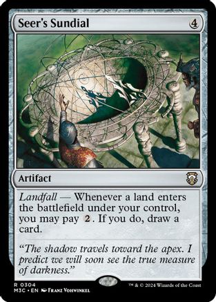 Seer's Sundial (Ripple Foil) (M3C-304) - Modern Horizons 3 Commander Foil | Grognard Games