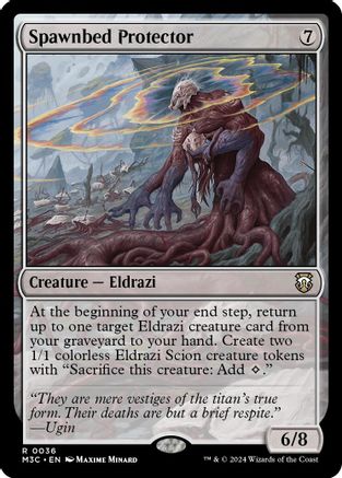 Spawnbed Protector (Ripple Foil) (M3C-036) - Modern Horizons 3 Commander Foil | Grognard Games