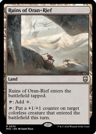 Ruins of Oran-Rief (Ripple Foil) (M3C-370) - Modern Horizons 3 Commander Foil | Grognard Games
