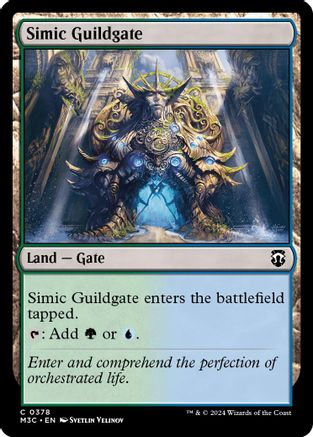 Simic Guildgate (Ripple Foil) (M3C-378) - Modern Horizons 3 Commander Foil | Grognard Games
