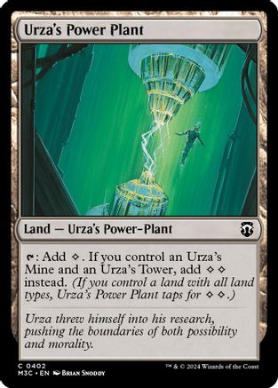 Urza's Power Plant (Ripple Foil) (M3C-402) - Modern Horizons 3 Commander Foil | Grognard Games