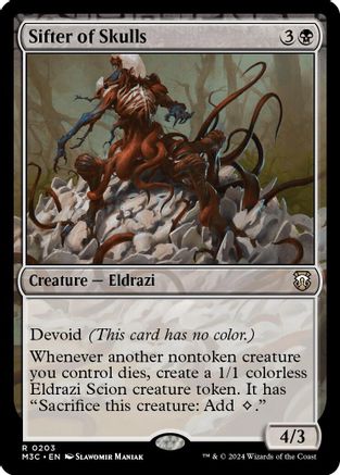 Sifter of Skulls (Ripple Foil) (M3C-203) - Modern Horizons 3 Commander Foil | Grognard Games