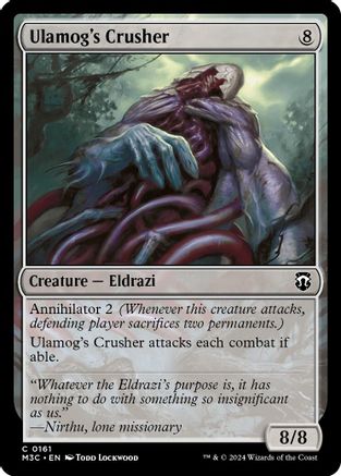 Ulamog's Crusher (Ripple Foil) (M3C-161) - Modern Horizons 3 Commander Foil | Grognard Games