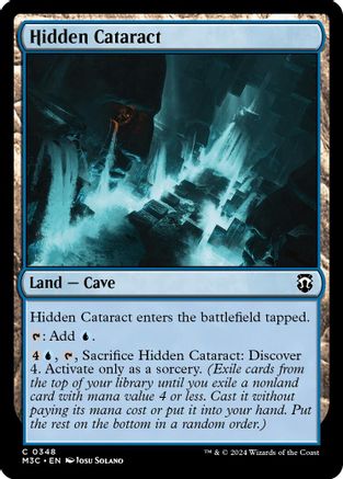 Hidden Cataract (Ripple Foil) (M3C-348) - Modern Horizons 3 Commander Foil | Grognard Games