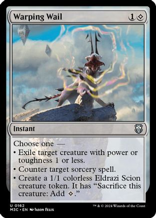 Warping Wail (Ripple Foil) (M3C-162) - Modern Horizons 3 Commander Foil | Grognard Games