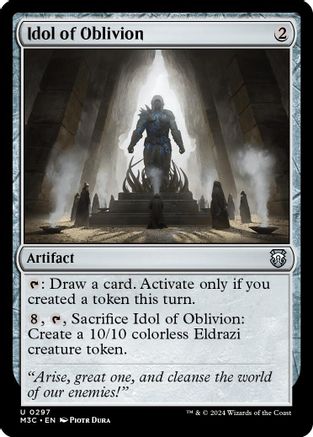 Idol of Oblivion (Ripple Foil) (M3C-297) - Modern Horizons 3 Commander Foil | Grognard Games