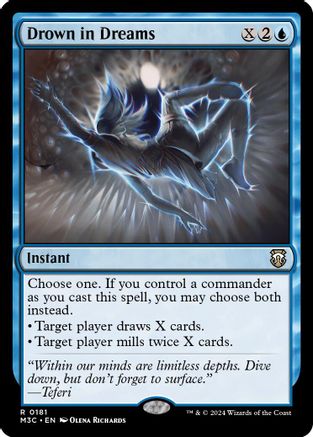 Drown in Dreams (Ripple Foil) (M3C-181) - Modern Horizons 3 Commander Foil | Grognard Games