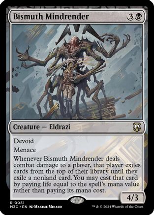Bismuth Mindrender (Ripple Foil) (M3C-051) - Modern Horizons 3 Commander Foil | Grognard Games