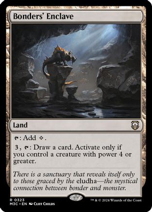 Bonders' Enclave (Ripple Foil) (M3C-323) - Modern Horizons 3 Commander Foil | Grognard Games
