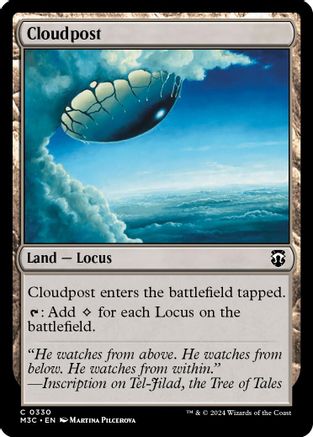 Cloudpost (Ripple Foil) (M3C-330) - Modern Horizons 3 Commander Foil | Grognard Games