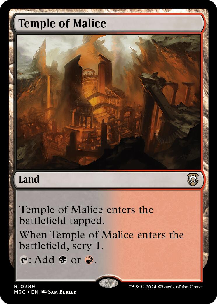 Temple of Malice [Modern Horizons 3 Commander] | Grognard Games