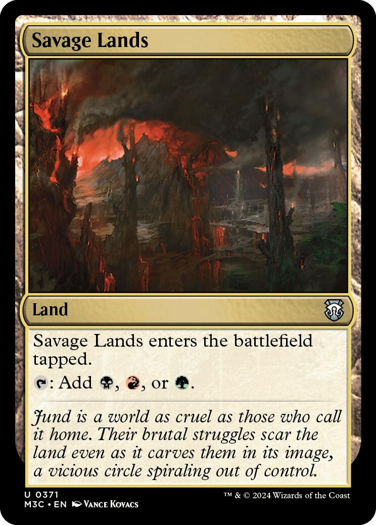 Savage Lands [Modern Horizons 3 Commander] | Grognard Games