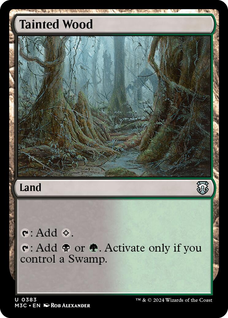 Tainted Wood [Modern Horizons 3 Commander] | Grognard Games