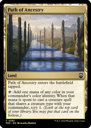 Path of Ancestry (Ripple Foil) (M3C-363) - Modern Horizons 3 Commander Foil | Grognard Games