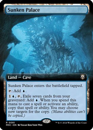 Sunken Palace (Extended Art) (Ripple Foil) (M3C-081) - Modern Horizons 3 Commander Foil | Grognard Games