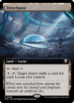 Trenchpost (Extended Art) (Ripple Foil) (M3C-083) - Modern Horizons 3 Commander Foil | Grognard Games