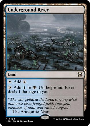 Underground River (Ripple Foil) (M3C-400) - Modern Horizons 3 Commander Foil | Grognard Games