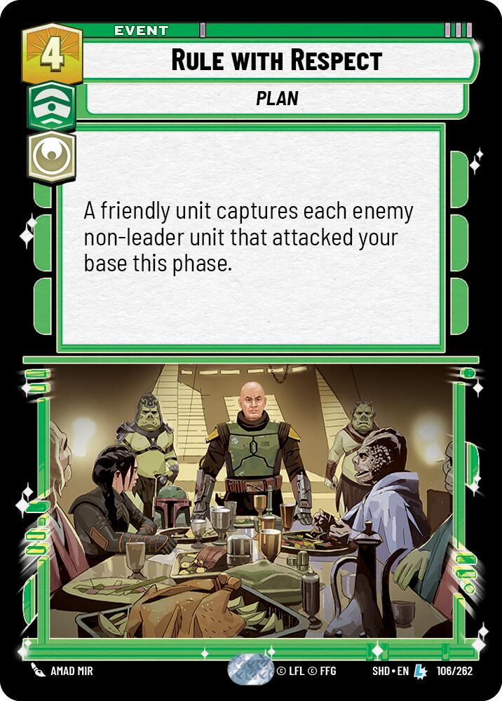 Rule with Respect (106/262) [Shadows of the Galaxy] | Grognard Games