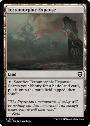 Terramorphic Expanse (Ripple Foil) (M3C-394) - Modern Horizons 3 Commander Foil | Grognard Games
