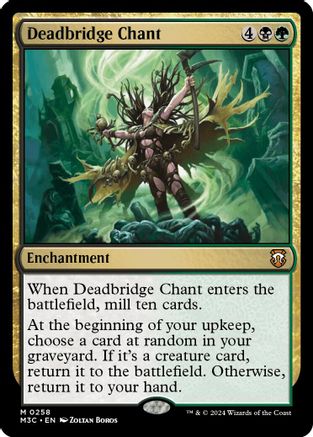 Deadbridge Chant (Ripple Foil) (M3C-258) - Modern Horizons 3 Commander Foil | Grognard Games