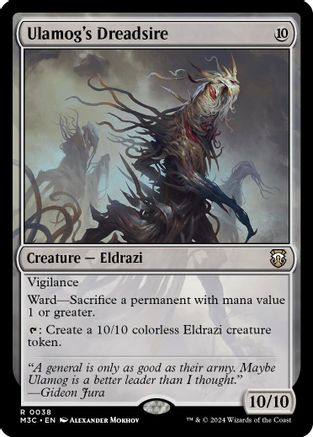 Ulamog's Dreadsire (Ripple Foil) (M3C-038) - Modern Horizons 3 Commander Foil | Grognard Games